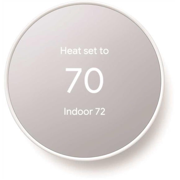 Google Nest GA02180-US Thermostat Smart Programmable Wi-Fi Thermostat, White
