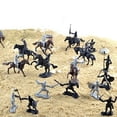 thumbnail image 4 of 28 Pcs Figurines de Chevaliers Médiévaux Guerriers Chevaux Soldats Modèle Ensemble de Jeu Jouet pour Enfants, 4 of 6