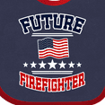 thumbnail image 4 of Inktastic Future Firefighter Boys or Girls Baby Bib, 4 of 4