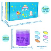 Dream Fun Slime Kits for 6 7 8 9 10 Year Old Girls Putty Slimes Set for 5 6 7 8 9 11 Years Old Kids Birthday Gifts Present Fluffy Slime Toys for Children Age 8 Years