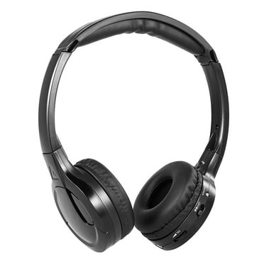 Docooler IR Infrared Wireless Car Headphones Stereo Headset Wired Earphone Dual Channel for In-car DVD Player