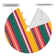 thumbnail image 2 of Sikiie Vertical Stripes 30-48 inches {designName} Print Christmas Tree Skirt Snowman Xmas Tree Skirt with Edge Christmas Decorations for Holiday Party36", 2 of 7