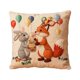 thumbnail image 2 of Fundas de almohada navideñas | Fundas de cojín decorativas para fiestas | Fundas de lino estampadas festivas para sofá y cama | Juego de 2 cojines decorativos de temporada para el hogar, 2 of 6