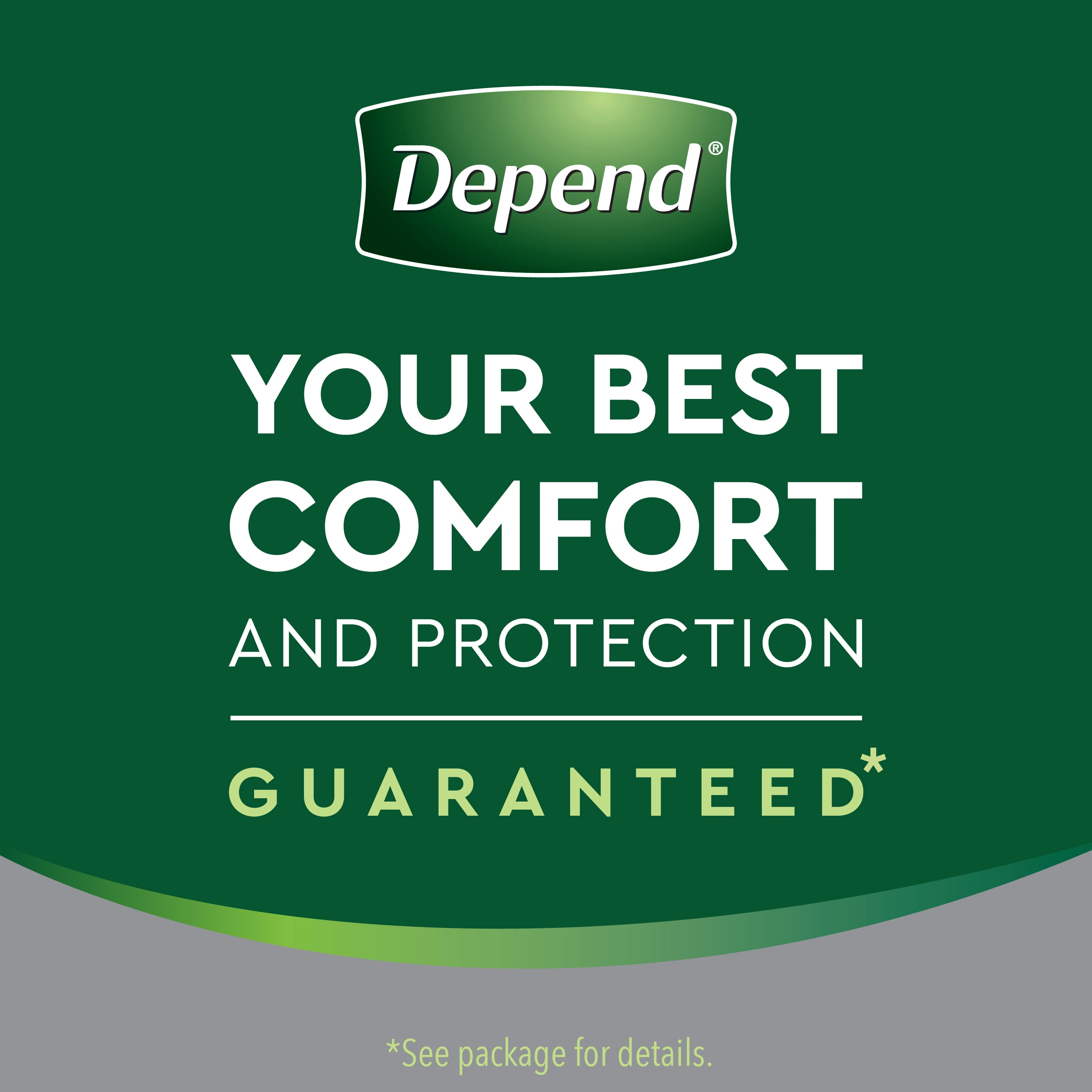Depend Fresh Protection Disposable Underwear Male Waistband Style Large, 53745, Maximum, 56 Ct