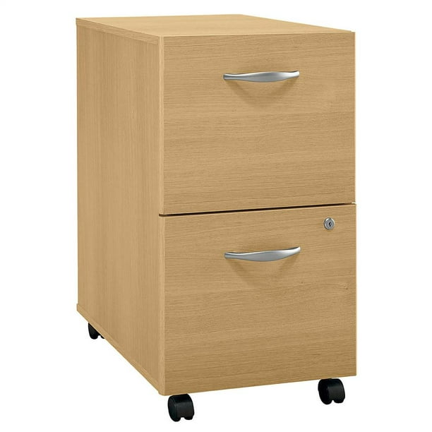Light Oak Rolling File Series C