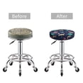 thumbnail image 5 of KLL Cartoon Dinosaur Round Bar Chair Cushion Cover 13 inch ,Bar Stool Protector with Elastic, Soft Washable, 5 of 6