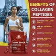 thumbnail image 4 of Zammex Bone Broth Protein Powder Travel Packets, Natural Flavor Grass Fed Beef Bone Broth, Hydrolyzed  collagen Type I & III, 30 packs, 4 of 8