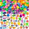 thumbnail image 1 of Huevos de Pascua precargados JOYIN, 100 unidades, con juguetes novedosos, 1 of 8