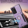 thumbnail image 6 of Note 20 Ultra Case,Card Holder Wallet for Galaxy Note 20 Ultra 5G Case,Ring Holder Stand,RFID-Blocking,Wrist Strap,Camera Protector,Leather Protective  Flip Cover Phone Cases 2023 (Purple), 6 of 14