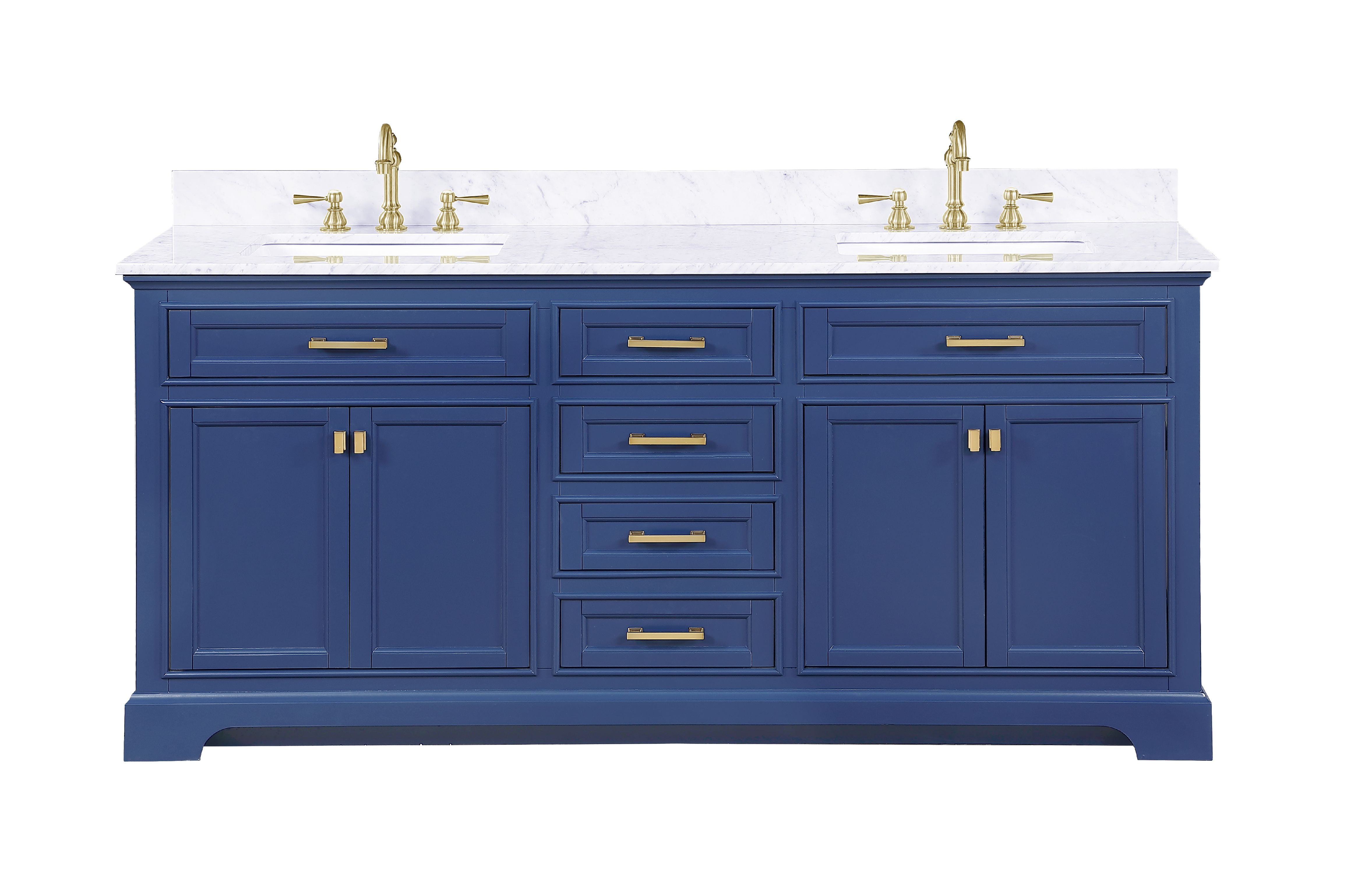 Evina Bathroom Vanity Blue 48