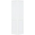 thumbnail image 2 of Traditional Louver Panel White Solid Core Wood Bi-fold Door, 22 lbs, 2 of 11