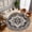 Black, variant on UERMEI 2'x3' Area Rugs for Entryway, Washable Non-slip Soft Indoor Door Mats, Vintage Floral Boho Printed Carpet for Bedroom Home Decor Carpets - Black/Gray