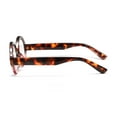 thumbnail image 5 of Thick Blue Light Blocking Reading Glasses +2.0, Round Classic Plastic Tortoiseshell Readers 2.00 for women, Fashion Presbyopia Glasses +200 Strength, 5 of 6