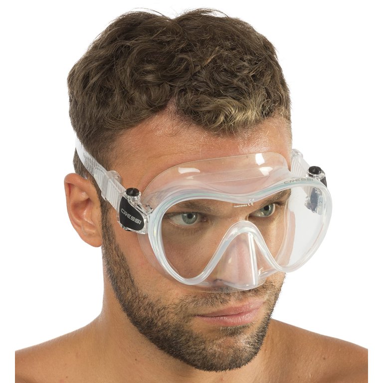 Cressi F1 Mask - Premium Masque Plongee Snorkeling Adulte, Technologie  Frameless, Taille L - S