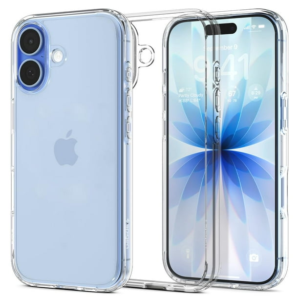 Funda Spigen Ultra Hybrid para iPhone 17 - Transparente