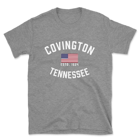 Covington Tennessee Patriot Men's Cotton T-Shirt