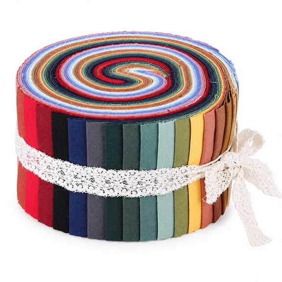 Cotton Jelly Roll Fabric – Precut Quilting Strips for DIY Sewing & Craft Projects