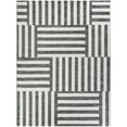 thumbnail image 5 of Balta Addison Contemporary Striped Indoor/Outdoor Area Rug Charcoal 5'3" x 7' 5' x 8' Silver, 5 of 5