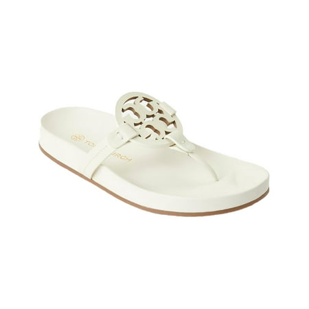 Tory Burch Womens Miller Leather Slip On Thong Sandals