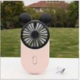 thumbnail image 5 of Cute mini fan, portable USB charging, with LED light, 3-speed adjustable speed, suitable for indoor or outdoor activities 2810Cpink, 5 of 5