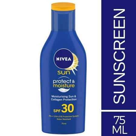 Sun Moisture - NIVEA Sunscreen Lotion, Sun Protect and Moisture (SPF 30), 75ml