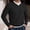 Black, variant on Men's 2 in 1 Waffle Henley Shirt Long Sleeve V Neck Solid Color Casual Streetwear Sports Fashion Undershirt Top Size 2XL Gray