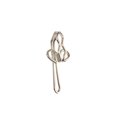 thumbnail image 2 of 100 Pcs Crochet de Rideau Papillon Plaqué Imitation Nickel Doré Accessoires de Rideau Crochet, 2 of 8