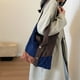 thumbnail image 2 of Bolso de mano tejido GEEK para mujer, bolso de hombro tejido, diseño lujoso, bolso de mano moderno de gran capacidad, bolso de viaje bohemio para mujer, nuevo, 2 of 5