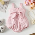 thumbnail image 2 of TAIAOJING Toddler Girls Sleeveless Bowknot Romper Embroider Bodysuits Lovely 18-24M, 2 of 7