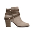 thumbnail image 2 of Material Girl Womens Melany Faux Suede Ankle Booties, 2 of 4