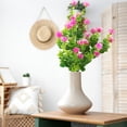 thumbnail image 5 of Maintenance Free Artificial Outdoor Flower Shrubs For Garden Porch Or Patio, No Water Or Trimming Required, Realistic Lifelike Plastic Green Grass Display, Easy Install Decorative Accent, 5 of 9