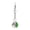 Green-1A-home supplies, variant on Home Four Leaf Clover Keychain Green Glass Crystal Ball Pendant Keyring Good Luck Charm Gift for St. Patrick's Day Birthday Party Home Decor
