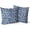 Navy Blue, variant on Vintage Flower Pillow Covers 18x18 Set of 2 Rustic Cute Small Floral Navy Blue Cream Decorative Throw Pillows Outdoor Pillowcase Farmhouse Velvet Cushion Case Decor for Home Sofa Couch Bed