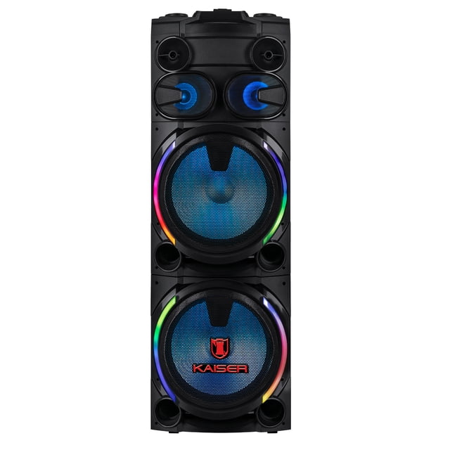 Bocina Bluetooth Profesional Kaiser KDS-1504A 2 x 15 pulgadas 180 W RMS