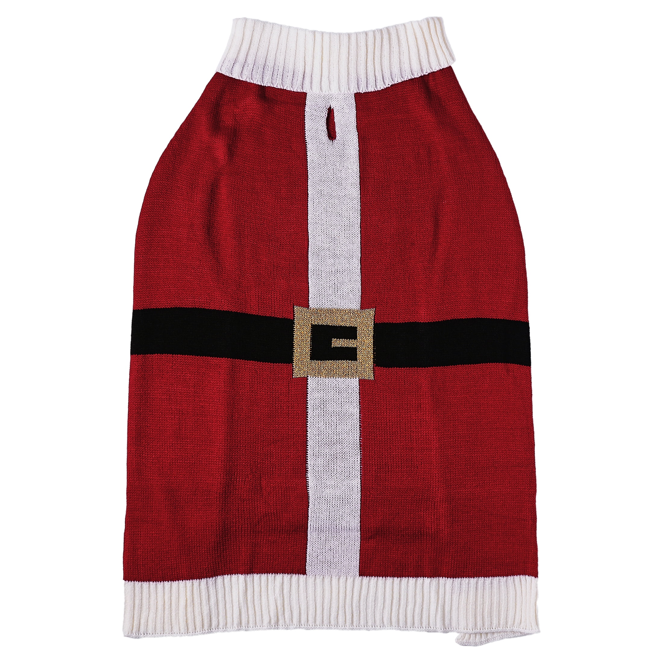 Vibrant Life Dog Sweater, Santa, Red, Extra Large