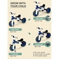 thumbnail image 2 of Bicicleta de equilibrio LOL-FUN para niños de 1 a 3 años con pedal extraíble, 2 of 6