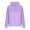 Purple, variant on Fall Fashion Must Haves Womens Perfect Gift Idea Long Sleeve Solid Color Hooded Pullover Sweatshirt Tops with Pocket Women Fall Clothes