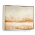 thumbnail image 2 of Designart "Beige Horizon In Minimalist Mountains I" Landscape Mountains Floater Framed Wall Art Living Room, 2 of 5