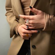 Chunky Geo Resin Ring