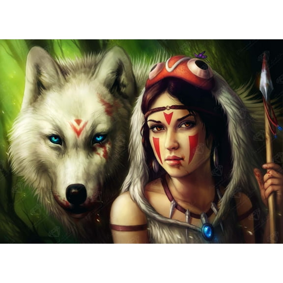 DIAMOND ART CLUB Princess Mononoke Diamond Painting Kit