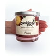 thumbnail image 3 of Sandalwood Rose Scented Natural Soy Candle, Essential Fragrance Oils, 100% Soy, Phthalate & Paraben Free, Clean Burning, 9 Oz., 3 of 5