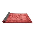 thumbnail image 2 of Ahgly Company Indoor Round Oriental Red Industrial Area Rugs, 8' Round, 2 of 4