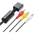 thumbnail image 2 of RCA audio video cable, game console accessories, AV cable for PS1 PS2 PS3 Playstation, 6 feet, 2 of 5