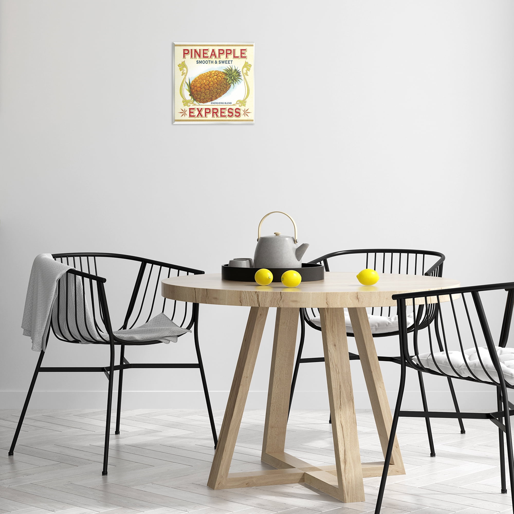 Stupell Industries Smooth & Sweet Pineapple Food & Beverage Painting Unframed Art Print Wall Art, 12 x 12