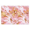 thumbnail image 2 of Abstract Marble Rose Gold Place Mats Durable Placemats for Indoor Kitchen Dining Cute Funny Kitchen Table Mats, 2 of 7