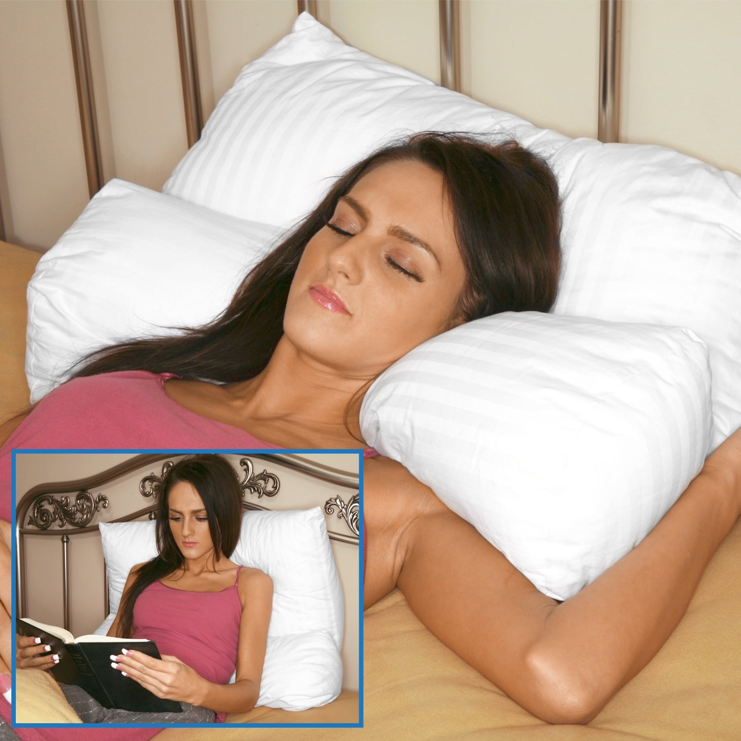 LUXELIFT Adjustable Support Therapy Bed Wedge Pillow 12ʺ