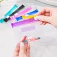 thumbnail image 6 of 7 Pcs Pill Pouch Bags with Zipper Pill Pouch Set Travel Reusable Translucent Medicine Organizer Self Sealing Plastic Bag with Slide Lock for Storage(Classic Colors,3 x 3 Inch,Blank Style), 6 of 7