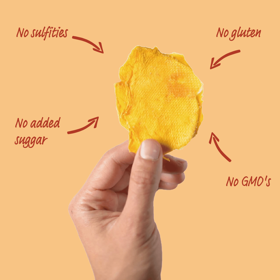 Oso Snacks Dried Mango, Large Halves, 23 oz, No Sugar Added, No Preservatives, Non-GMO