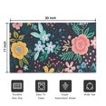 thumbnail image 5 of Pioneer Flower Floral Print Pattern Door Rugs,Washable Non Slip Door Mats Indoor,Decorative Door Mats,Entry Mat Indoor for Entrance,Bedroom,Kitchen,Bathroom,17"x30", 5 of 6