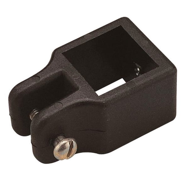 273560-1 1 in. Nylon Square Tube Top Slide, Black